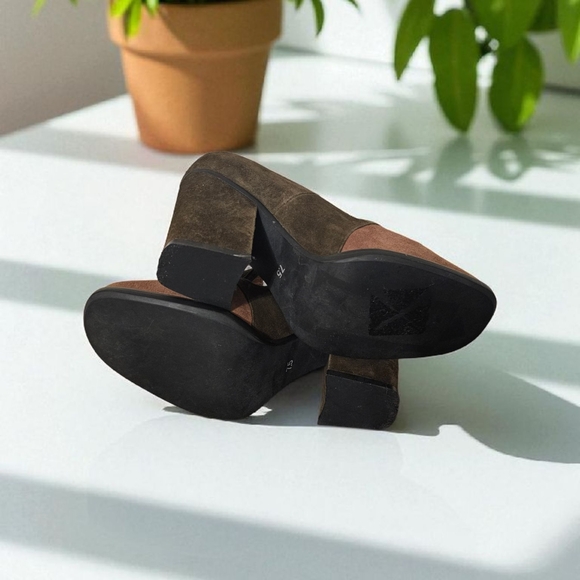 Jeffrey Campbell Brown and Tan Heels - Picture 7 of 9